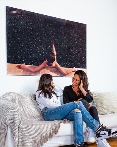 Large Wall Decor Ideas featuring Surreal Artwork for the Living Room