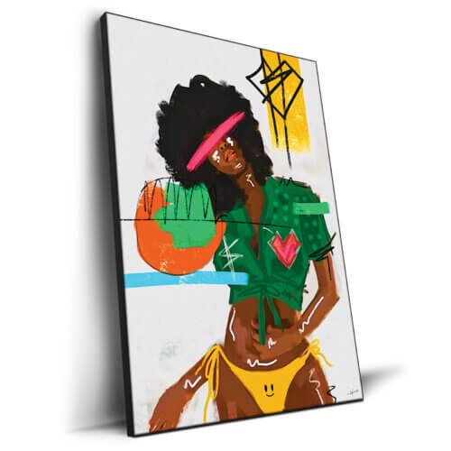 Happy Summer Wall Art by Nuwarhol