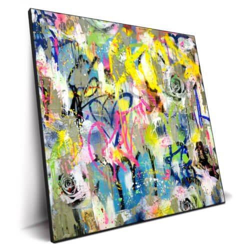 Graffiti Roses Wall Art by Seek One