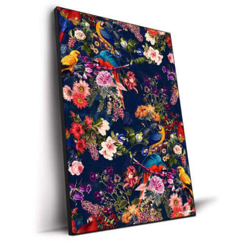 Floral and Birds XII Wall Art by Burcu Korkmazyurek