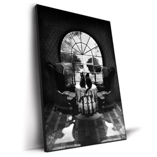 Victorian Room Skull Wall Art by Ali Gulec