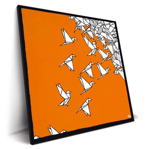 My Theory on Birds Wall Art by Art of Spanjer