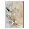 Abstract artwork with neutral tones, featuring gentle brushstrokes and subtle textures.