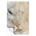 Textured abstract painting with neutral colors and gentle brushstrokes.