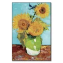 Three Sunflowers In A Vase #1