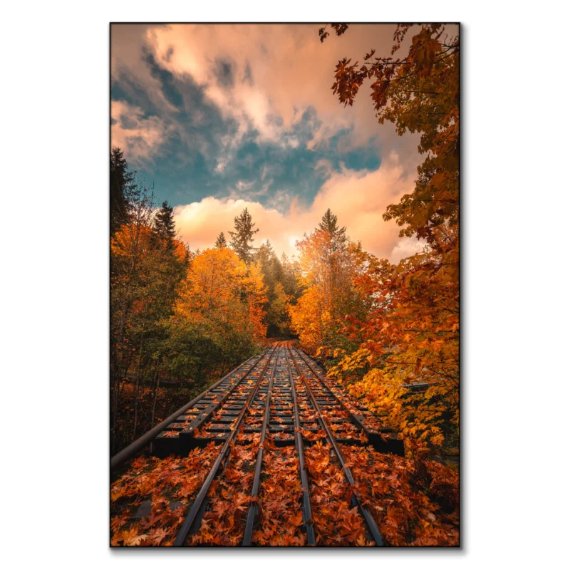 The Autumn Express Warm Wall Art by Zach Doehler
