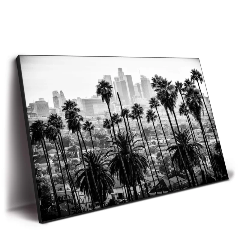 Los Angeles Skyline Black and White Wall Decor by Philippe HUGONNARD