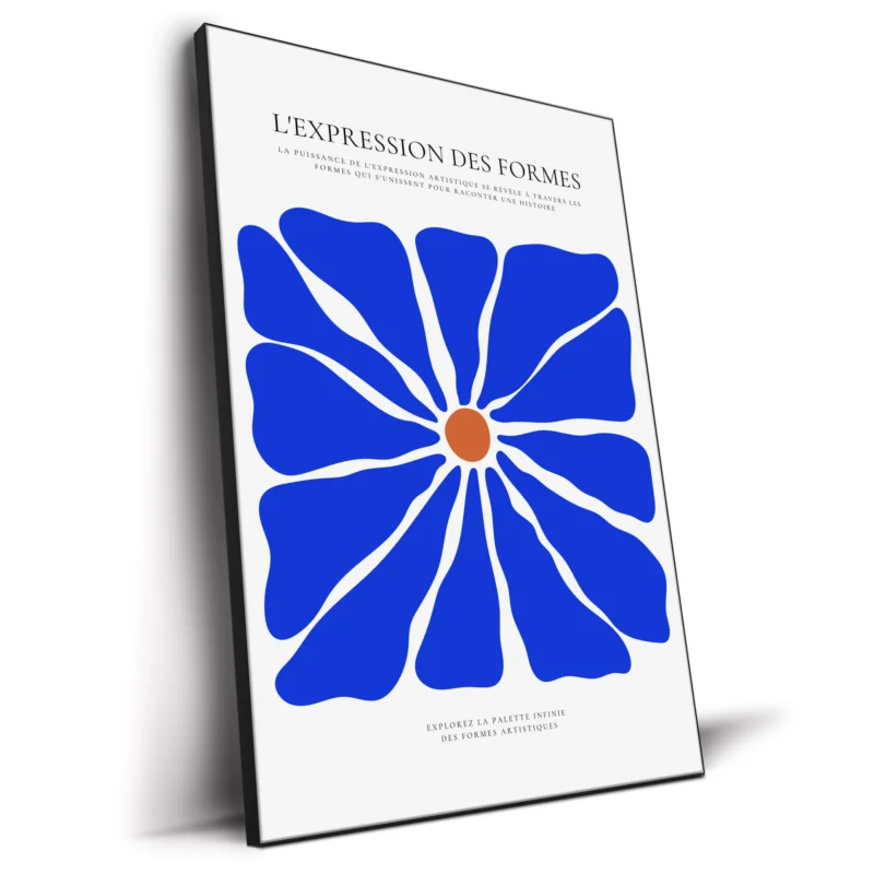 Blue Flower Blue Wall Decor by RS Lab Studio