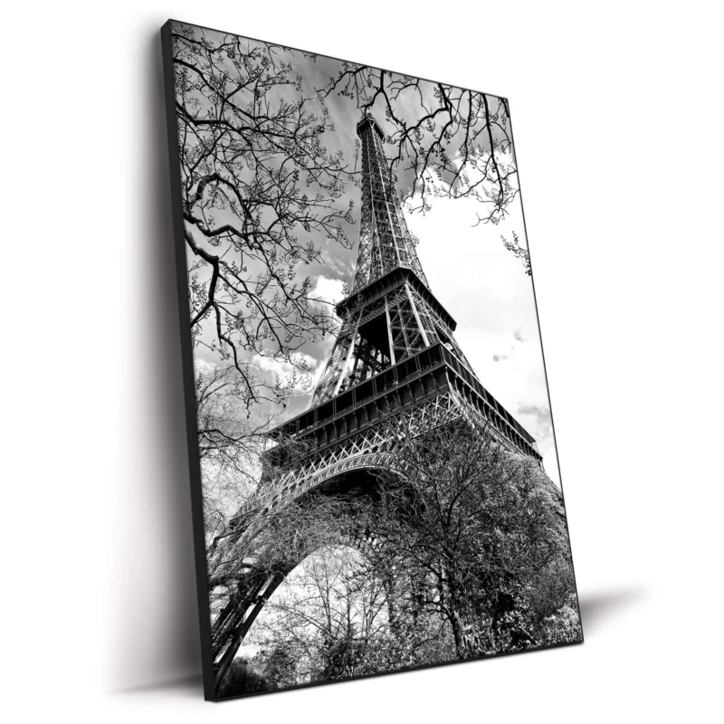 Eiffel Tower Paris Black and White Wall Decor by Philippe HUGONNARD