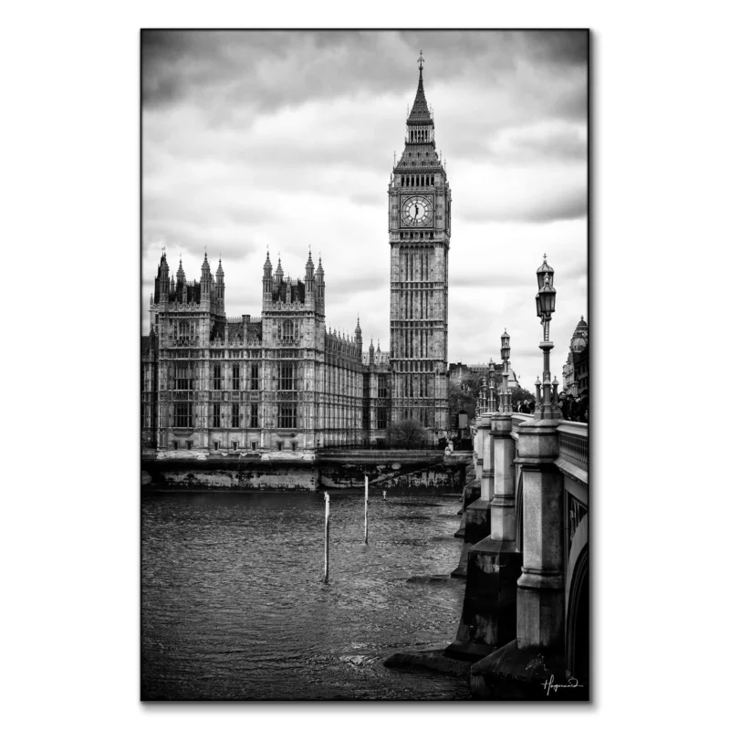 Big Ben London Black and White Wall Art by Philippe HUGONNARD