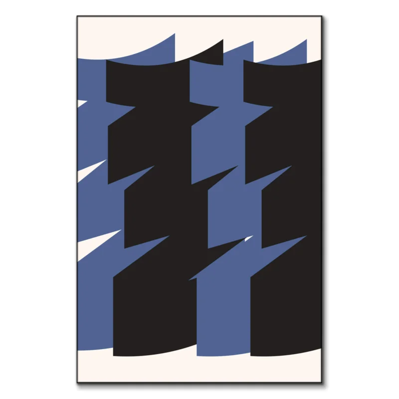 Changes Blue Wall Art by RS Lab Studio