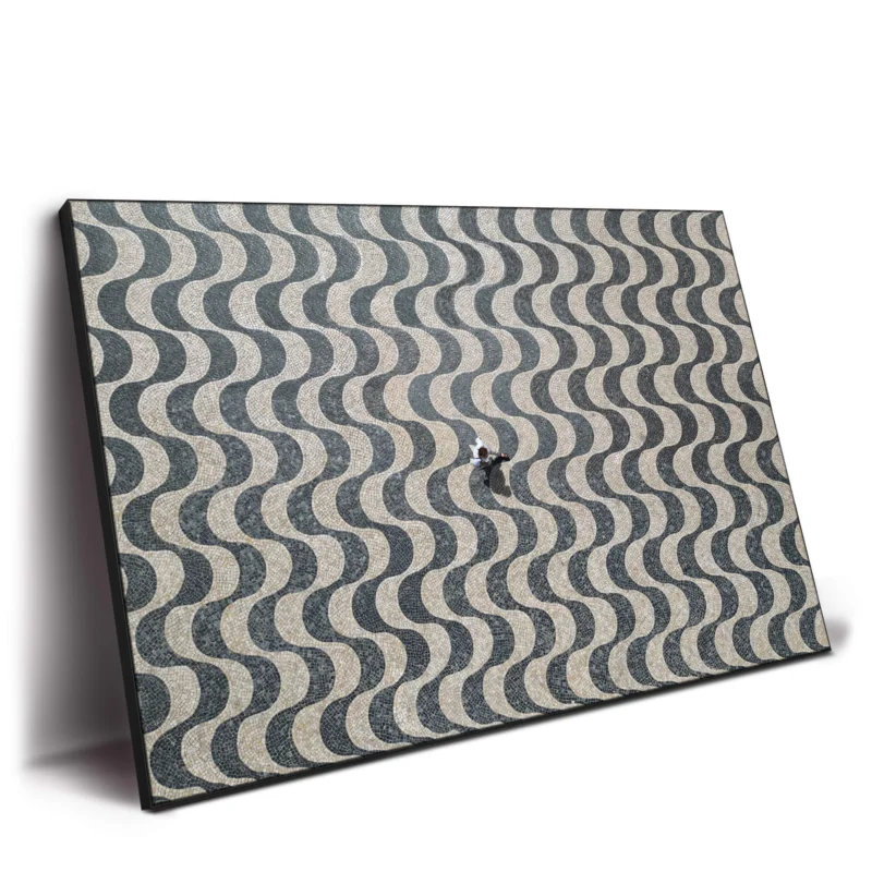 Walking Waves Neutral Wall Decor by Marcus Cederberg