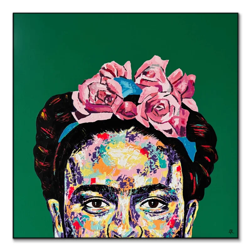 Frida Green Wall Art by IR Artwork