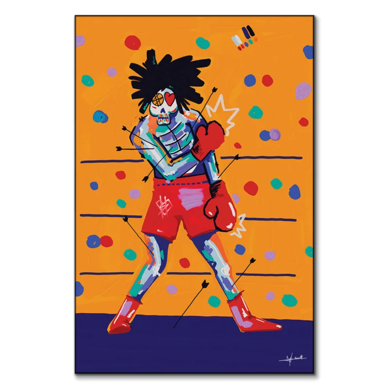 Good Fight Vibrant Wall Art by Nuwarhol