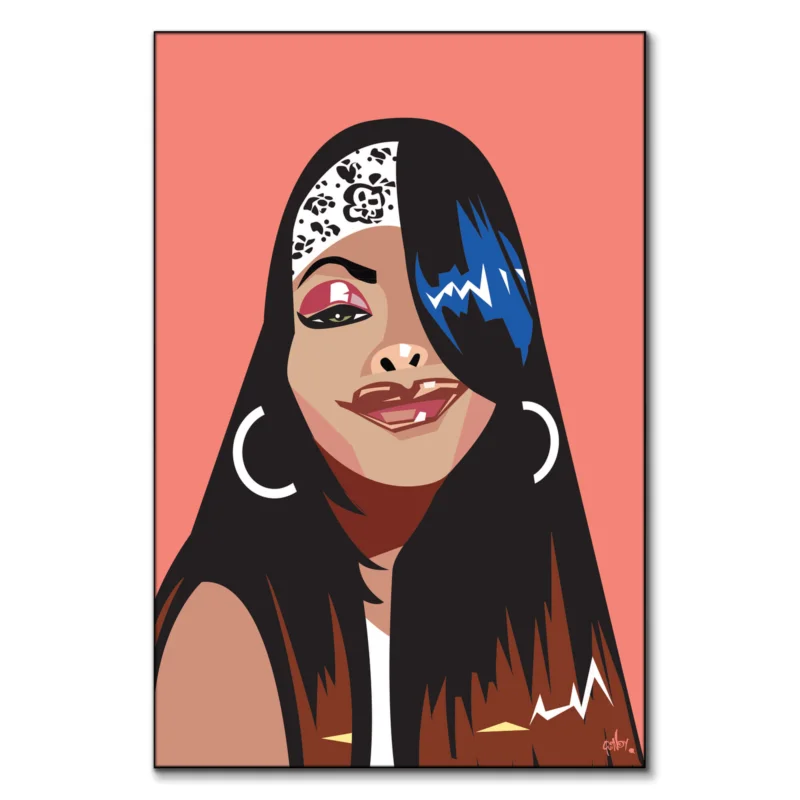 Aaliyah Warm Wall Art by Quincy Ray