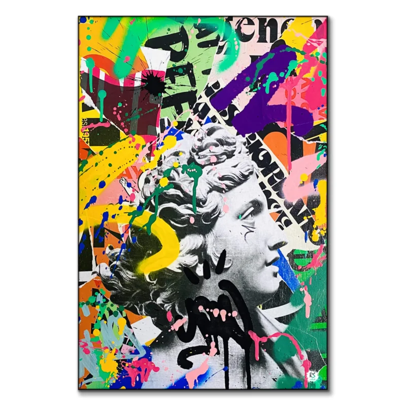 Stay Unmoved Vibrant Wall Art by RS Artist