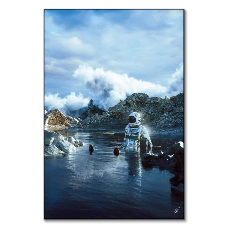 Astro Rock Water Cool Wall Art by CaptvArt