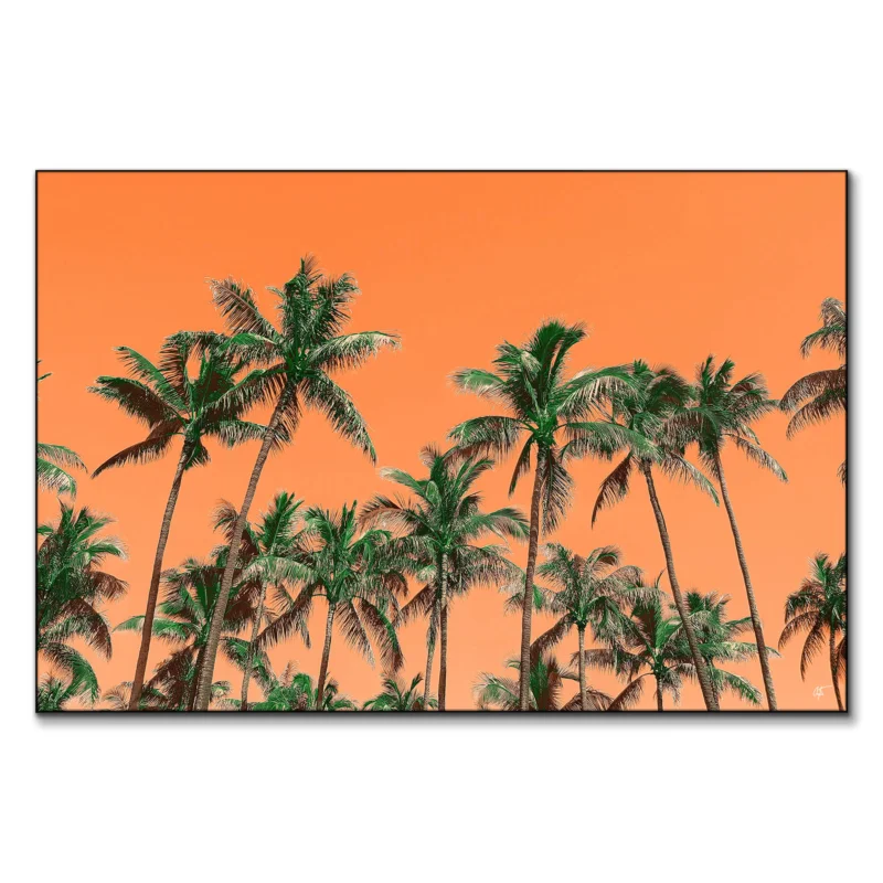 Idyllic Orange Wall Art by Arytron