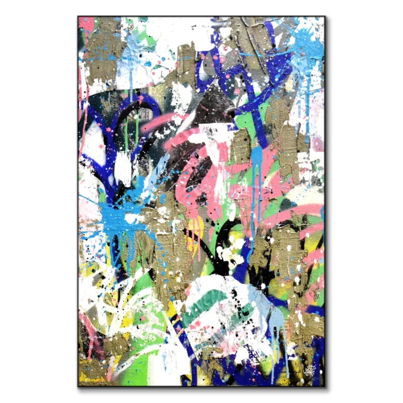 Untitled 002 Vibrant Wall Art by Seek One