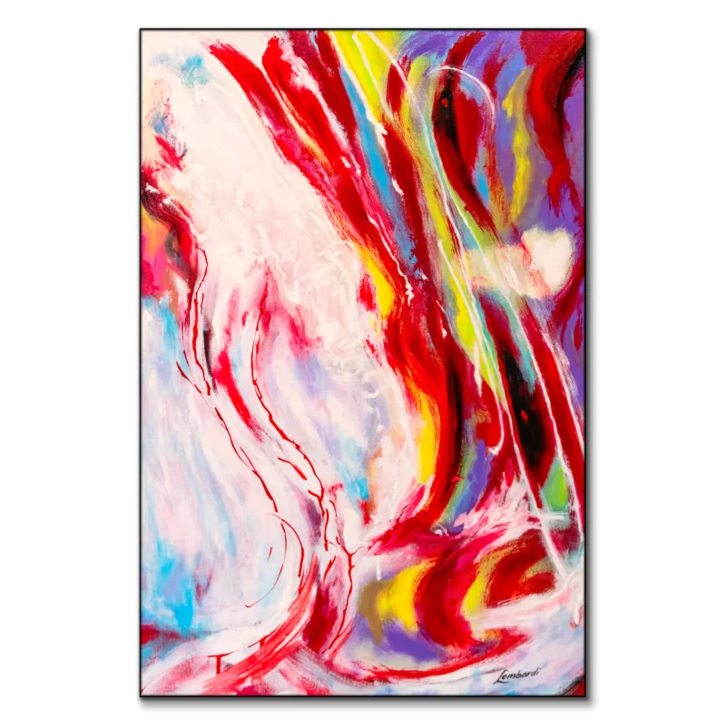 Sliding Vibrant Wall Art by Bob Lombardi