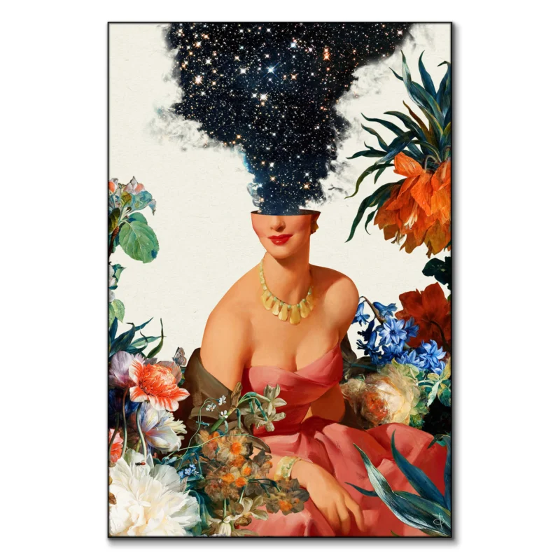 One with Nature Sage Green Wall Art by BambashkART