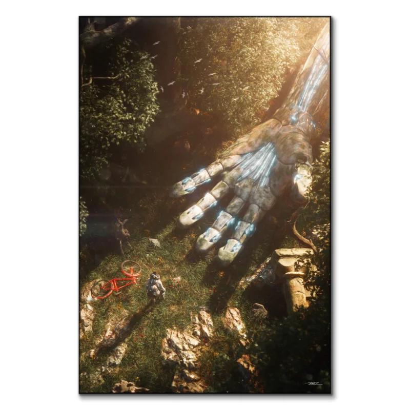 Origins Forest Green Wall Art by Marco Zagara