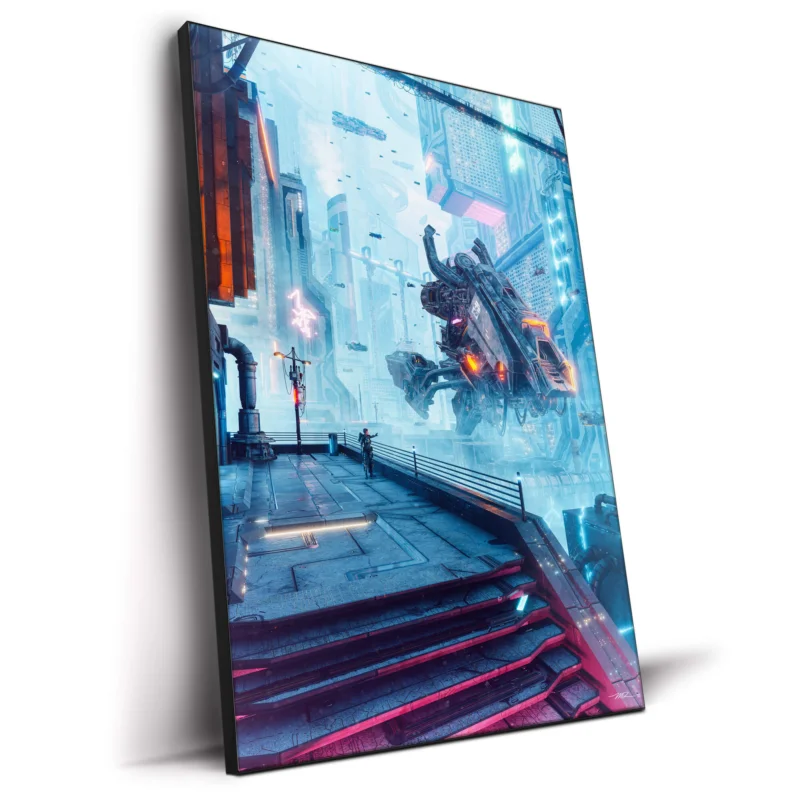 Morning Patrol Vibrant Wall Decor by Marco Zagara