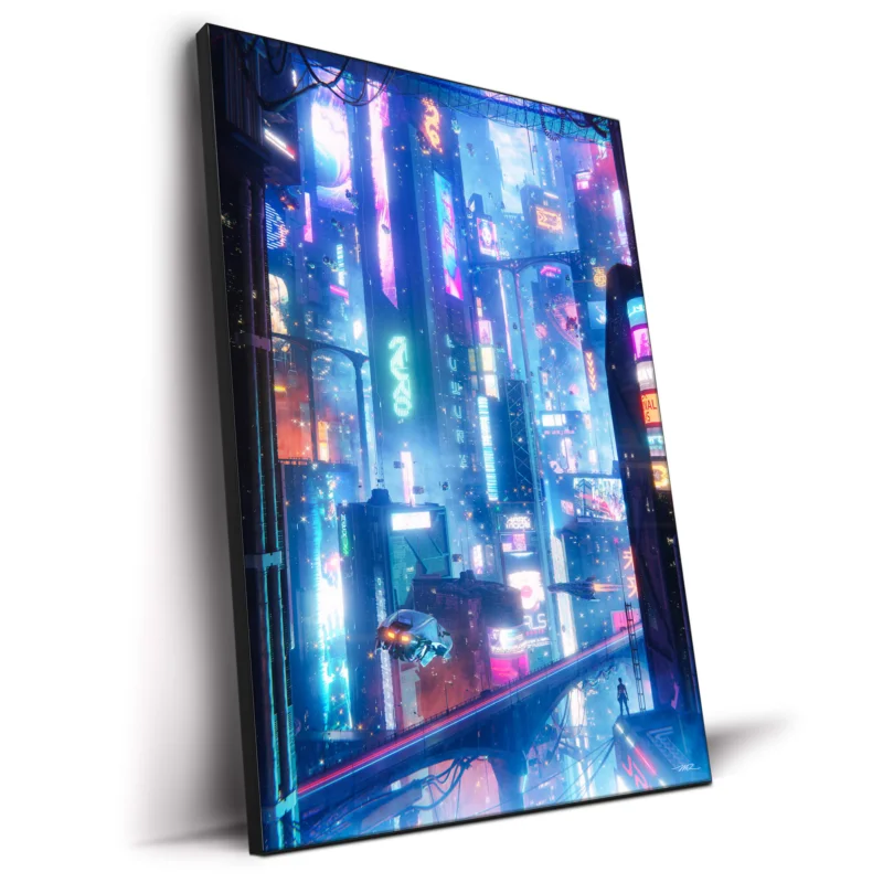 Uchronia Vibrant Wall Decor by Marco Zagara