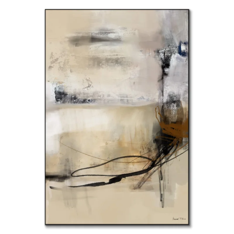 Dream Big No. 02 Neutral Wall Art by Karine Tonial Grimm