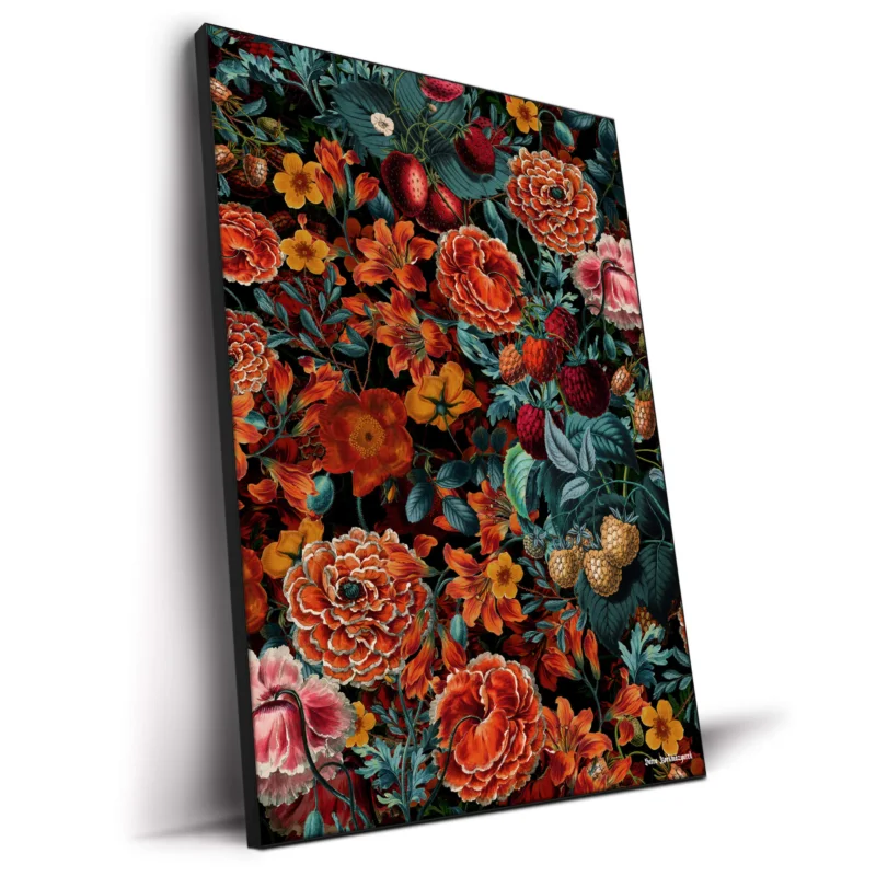 Exotic Garden Night XXIV Warm Wall Decor by Burcu Korkmazyurek