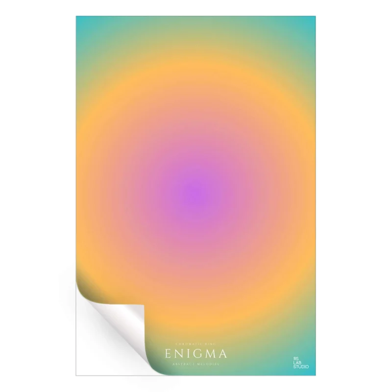 Enigma Yellow Wall Art by RS Lab Studio