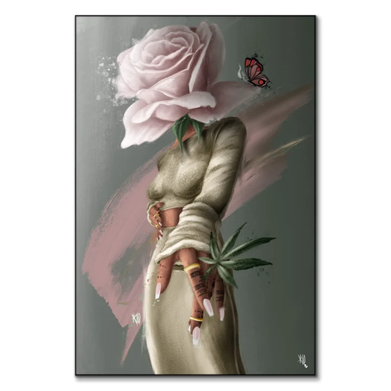 The Florist Green Wall Art by Kirsten Blaize