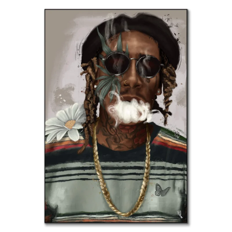 Khalifa Kush Wall Art by Kirsten Blaize