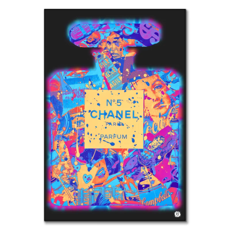 Pop Fragrance Vibrant Wall Art by RS Artist