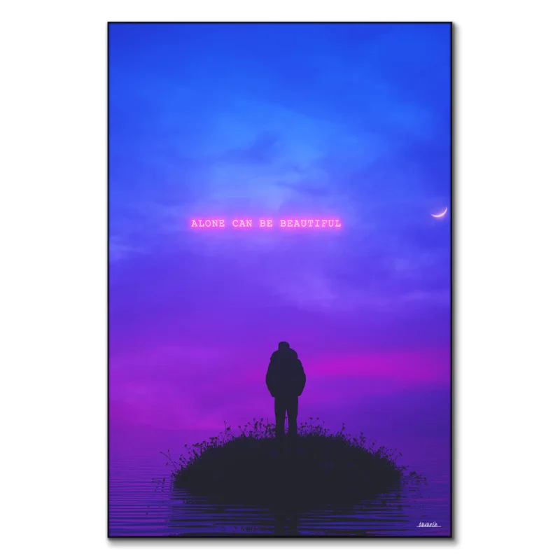 Melancholia Vibrant Wall Art by Davansh Atry