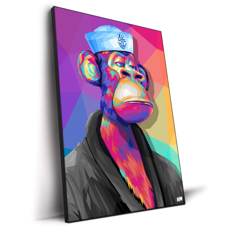 Bored Yachtie Vibrant Wall Decor by Unfilter Art