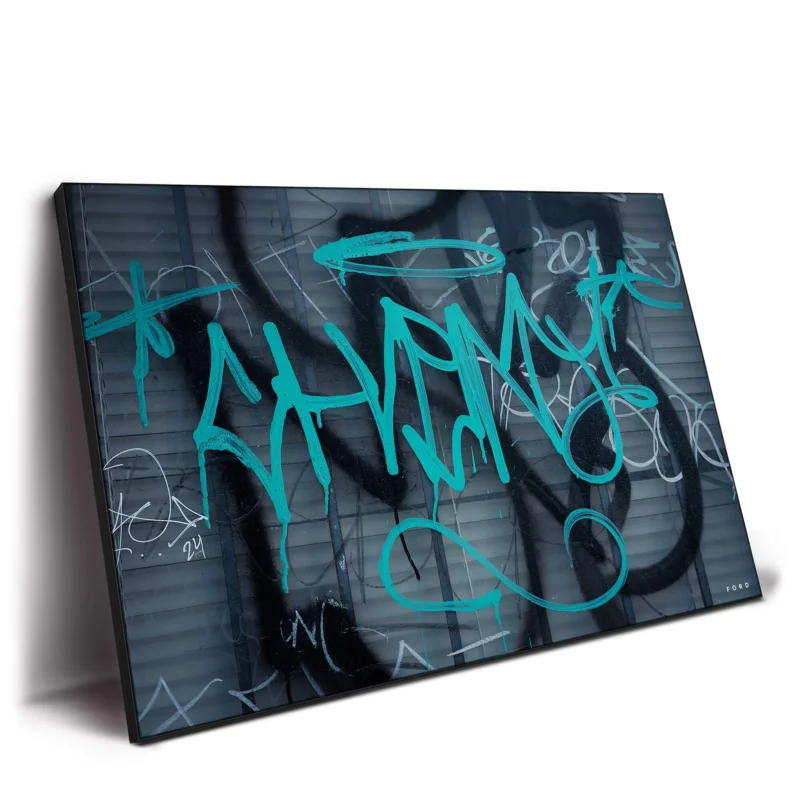 Graffiti Mindset Blue Wall Decor by Nick Ford