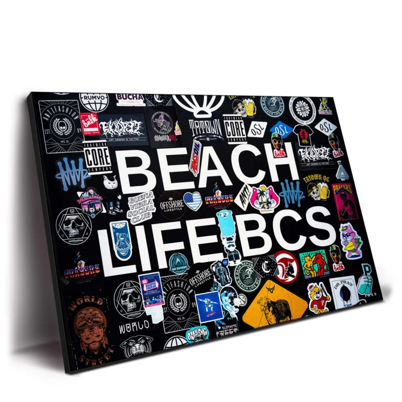 Baja Beach Life Dark Wall Decor by Nick Ford