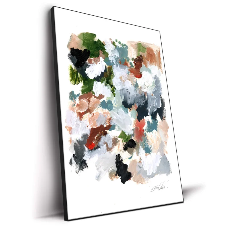 Abstract Garden Flowers Colorful Wall Decor by Shelby Kregel
