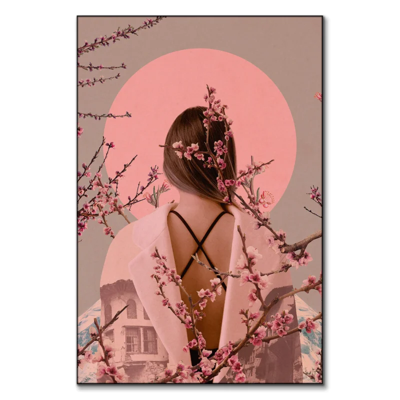 Peach Blossoms of Veria Pink Wall Art by Frank Moth