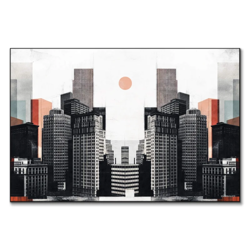 Mirroria Black and White Wall Art by Underdott