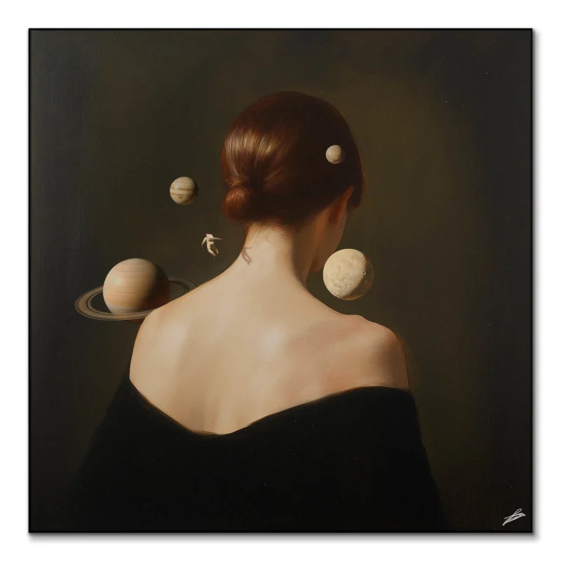 Her Again Dark Wall Art by Fran Rodríguez