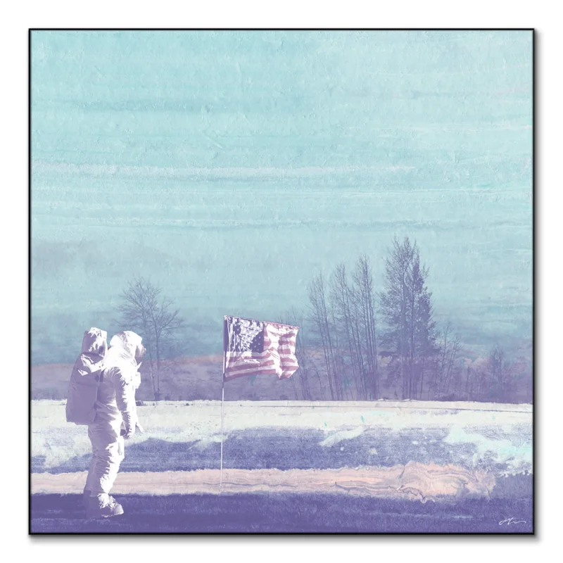 Jupiter Moon Vibrant Wall Art by J McKenzie