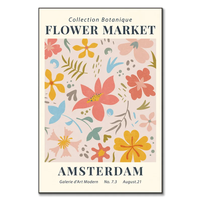 Amsterdam Boutique Colorful Wall Art by The Jackson Collective