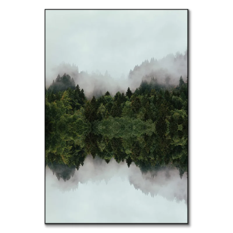 Mirror Mirror On The Water Green Wall Art by The Jackson Collective