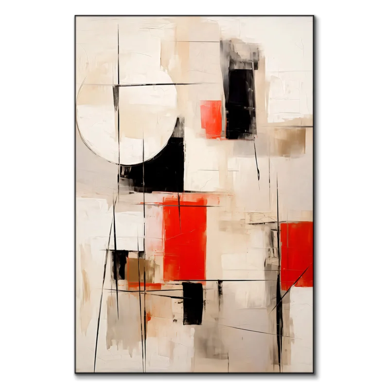 Poetic Justice Red Wall Art by The Jackson Collective