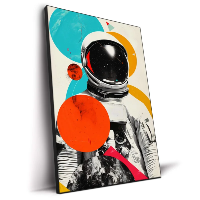 Space Pop Red Wall Decor by The Jackson Collective