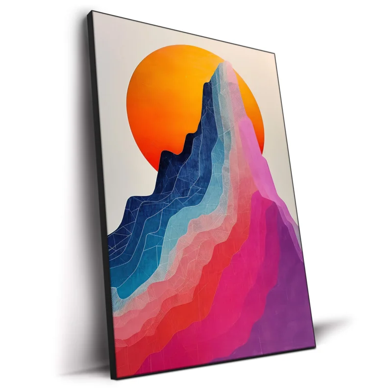 Rainbow Road Vibrant Wall Decor by The Jackson Collective