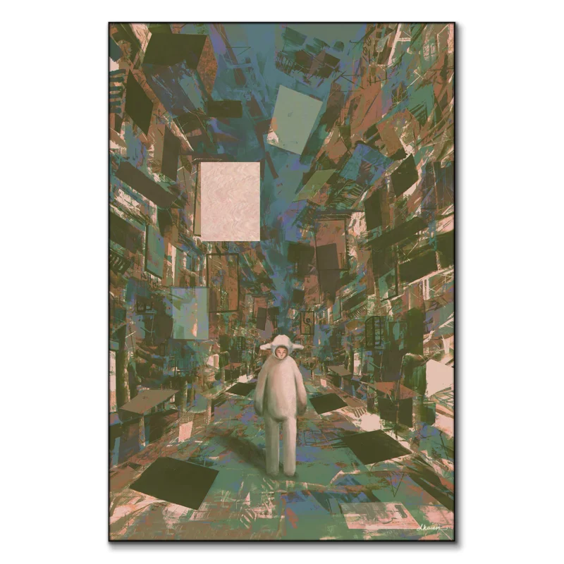 Unlearning Shame Neutral Wall Art by Daniel Ignacio