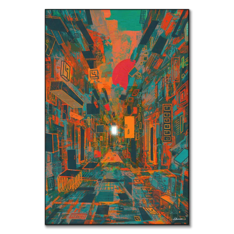 Your North Star Vibrant Wall Art by Daniel Ignacio